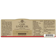 Solgar Cod Liver Oil Softgels 100 Pack