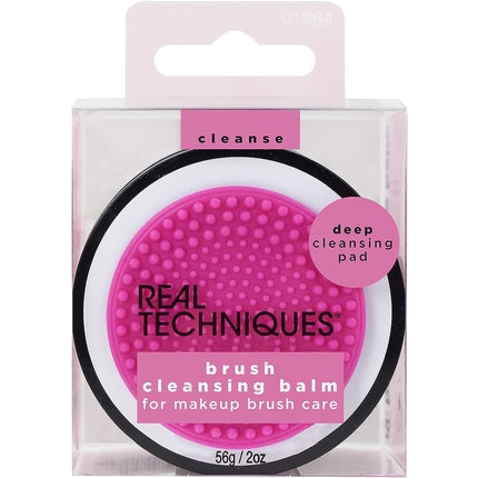 Real Techniques Brush Cleansing Balm with Deep Cleansing Pad for Makeup Brush Care