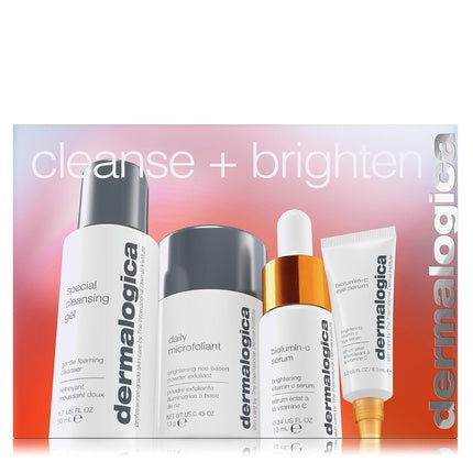 Dermalogica Cleanse & Brighten Kit - 4 Bestsellers Travel Size for Radiance