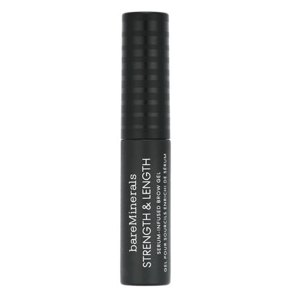 bareMinerals Strength & Length Serum-Infused Brow Gel with Plant-Based Strengthening Serum - Vegan Coffee