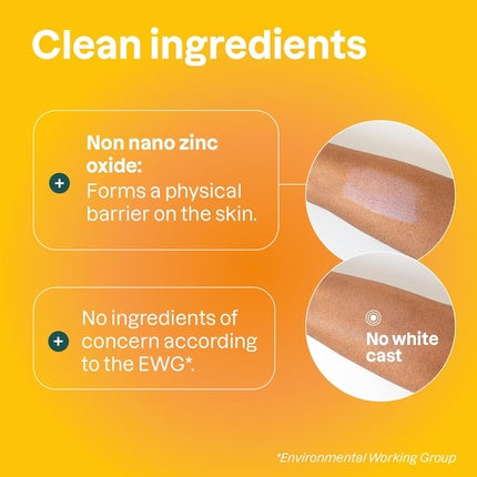 ATTITUDE Mineral Sunscreen Stick with Zinc Oxide SPF 30 EWG Verified Plastic-Free Broad Spectrum UVA/UVB Protection Dermatologically Tested Vegan Tropical 60g