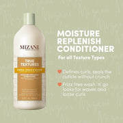 True Textures Moisture Replenish Conditioner Mizani 33.8 Oz
