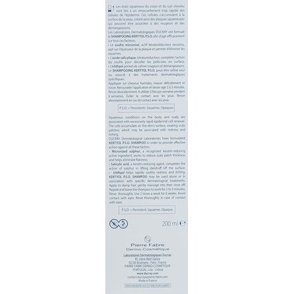 Ducray Kertyol Psoshampoo for Keratin Reduction Treatment 200ml