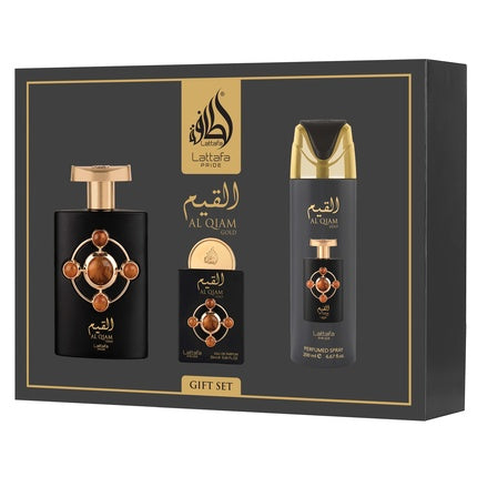 Lattafa Pride Al Qiam Gold Eau De Parfum 100 Ml Eau De Parfum 20 Ml Deodorant 200 Ml