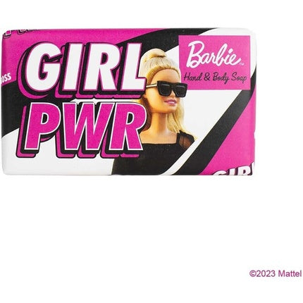 The English Soap Company Barbie Girl Power Luxury Lemon Shea Butter Soap Bar 190g