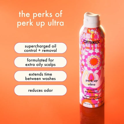 Amika Perk Up Ultra Oil Control Dry Shampoo 250ml 5.3oz