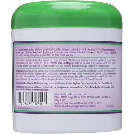 Soft & Precious Moisturizing Creme Hairdress Infused with Olive Oil and Lavender