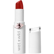 wet n wild Megalast Lipstick Moisturizing Lipstick with Shiny Finish Formula with Micro-Beads Natural Seaweed Coenzyme Q-10 Vitamin A & E Fire-Fighting Shine Finish