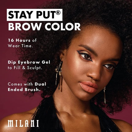 Milani Stay Put Brow Color Dark Brown