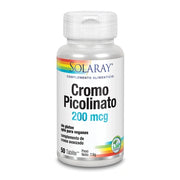 Solaray Chromium Picolinate 50 Tablets - Dietary Supplement