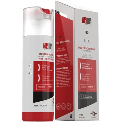 Nia Shampoo That Restores Bad Hair, Dry and Shine Free 205ml