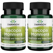 Swanson Bacopa Monniera 10:1 Extract 50mg 90 Capsules