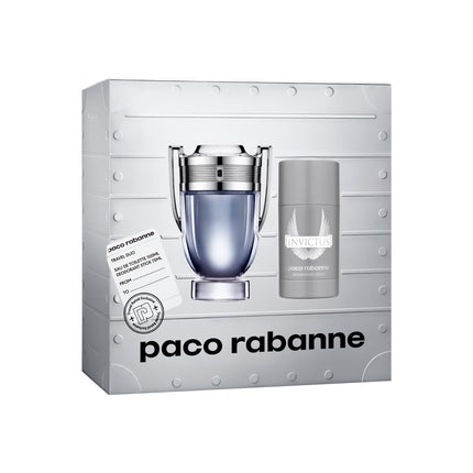 Paco Rabanne Invictus Set Eau De Toilette 100ml + Deodorant Stick