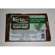 100% African Black Soap with Shea Butter and Tea Tree Oil