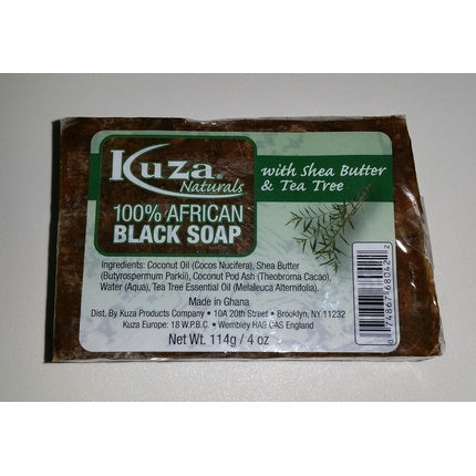 100% African Black Soap with Shea Butter and Tea Tree Oil