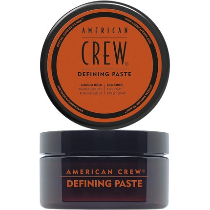 American Crew Defining Paste Medium Hold Low Shine Hair Styling Wax for Men 85g