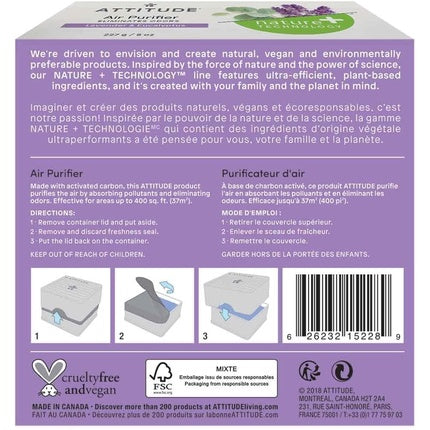 Attitude Air Purifier Eucalyptus Lavender 227 G