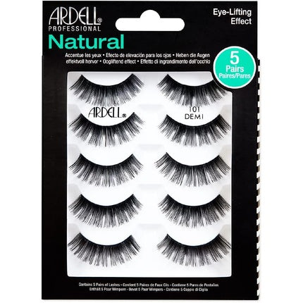 ARDELL Natural 101 Black Eye Lashes - Pack of 5