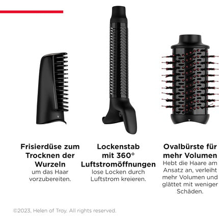 Revlon One-Step Hair Dryer & Multi-Styler 3-in-1 Tool with Detachable Head Curling Iron Hair Dryer Styler RVDR5333 Black Multi Styler