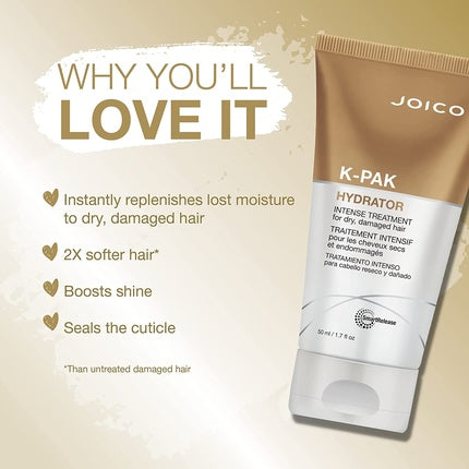 Joico K-Pak Hydrator Intense Treatment for Dry and Damaged Hair 1.7oz