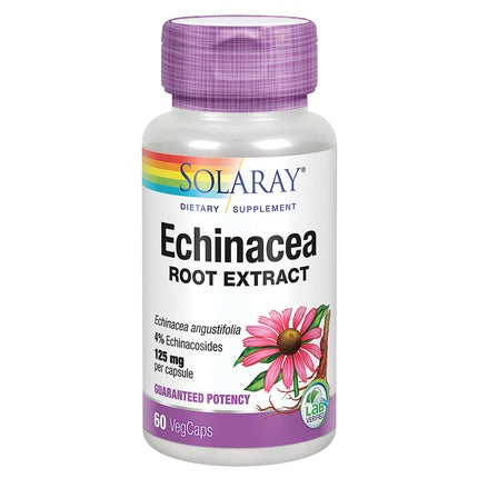 Solaray Echinacea Angustifolia Root Extract 125mg 60 VegCaps