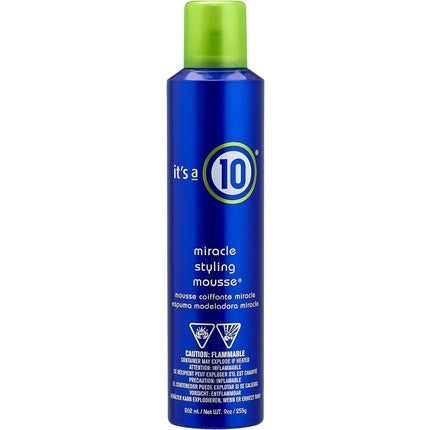 It's a 10 Haircare Miracle Styling Mousse Superior Hold Adds Volume and Shine Colour Safe 262ml