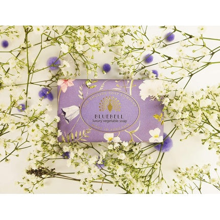 The English Soap Company Vintage Wrapped Soap Bar Luxury Bluebell Shea Butter Soap Bar 190g