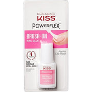 Kiss Powerflex Brush-On Nail Glue Flex Formula for Ultra Hold of False Nails