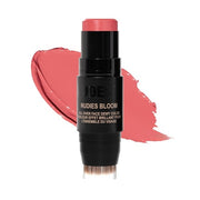 Nudestix Nudies Bloom Dewy and Radiant Cream Blush 3-in-1 All Over Face Colour For Cheeks, Eyes and Lips with Blending Brush Sweet Cheeks
