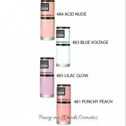 Gemey Maybelline - Nail Polish Varnish Color show Vintage Leather - 210 Red Grainedgemey.