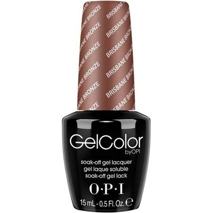 OPI Gelcolor Soak off UV Led Gel Polish  Brisbane Bronze A45 15ml