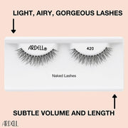 ARDELL Naked Lashes Real Hair Eyelashes Original Style 420 - Without Eyelash Glue