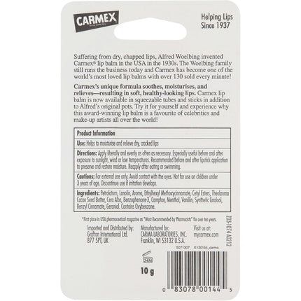 Carmex Original Lip Balm Pot 7.5g