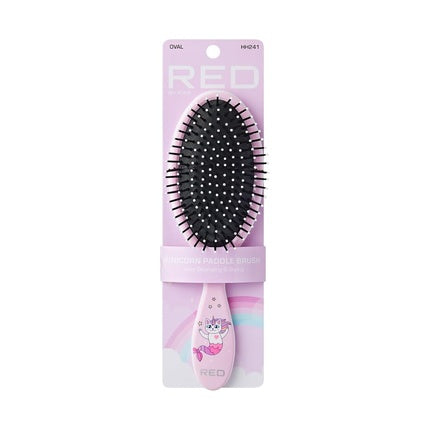 Red By Kiss Unicorn Detangler Brush for Kids - Easy Wet and Dry Hair