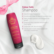 RICH Pure Luxury Colour Safe Shampoo for Color Treated Hair Protect with Argan Oil, Biotin, and Hyluronic Acid 8.45oz