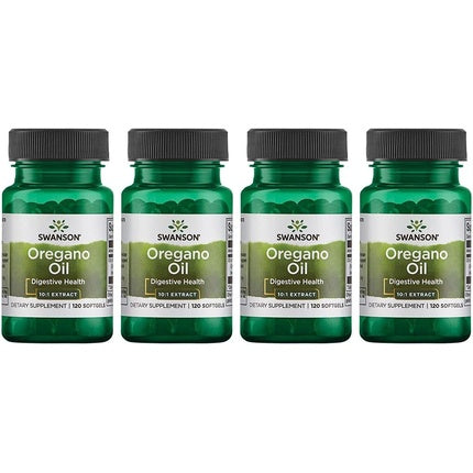 Swanson Oregano Oil 10:1 Extract Natural Supplement 120 Softgels 150mg