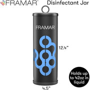 Framar Disinfectant Jar for Salon and Barber
