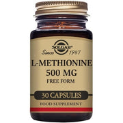 Solgar L-Methionine 500mg Vegetable Capsules Sulphur-Containing Amino Acid Suitable for Daily Use Vegan and Gluten Free