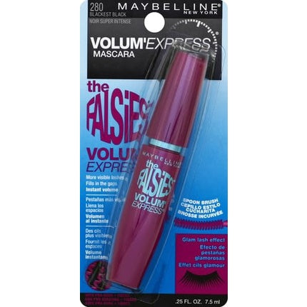 Maybelline Volum' Express Falsies Volumizing Washable Mascara Blackest Black