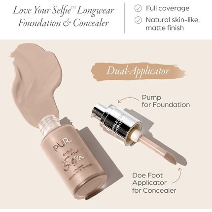 Pur 4-In-1 Love Your Selfie Longwear Foundation & Concealer Ln6 30ml