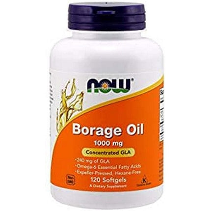 NOW NF Borage Oil 1000mg 120 Capsules