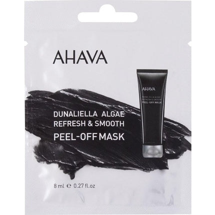 Ahava Dunaliella Algae Peel Off Mask - Helps Against Blackheads And Clogged Pores - Reduces Fatigue And Dullness Of The Skin - Single Use - Vegan - Alcohol And Paraben Free - 8ml