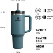 Stanley Quencher H2.0 Flowstate Tumbler 1.2L - Cold for 11 Hours - Iced for 48