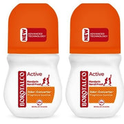 Borotalco Mandarin Odor Converter Deodorant Roll On 72h Effectiveness