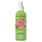 ATTITUDE Natural Hair Detangler Spray for Baby and Kids EWG Verified Plant and Mineral Based Ingredients Hypoallergenic Vegan and Cruelty Free Watermelon and Coconut 8 Fl Oz