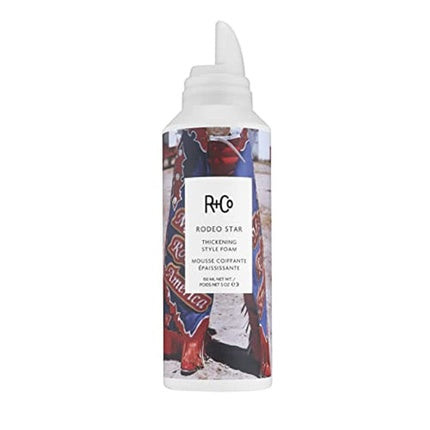 R+Co Rodeo Star Thickening Foam Adds Dramatic Volume to Fine to Medium Hair 5oz