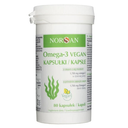Norsan Omega-3 Vegan 80 Capsules