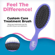 WetBrush Custom Care Thin Hair Detangler with Soft Bristles for Gentle Detangling - Purple