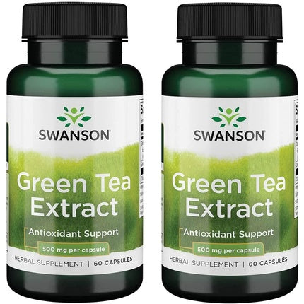 Swanson Green Tea Extract 500mg 60 Capsules