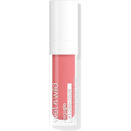 Wet n Wild Mega Glo Lip & Cheek Color Lip and Cheek Tint with Soft Matte Finish Lightweight and Buildable Formula for a Natural-Looking Flush Rosy Romance